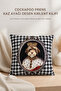 غطاء وسادة بتصميم Cockapoo Prince Goose Feet