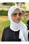 شال قطني ممشط فضي سادة - 2