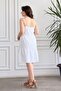 Embroidered Sequin Detailed Rope Strap Dress - 5