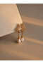 Steel Rose Gold Sparkling Pearl Rhapsody Earrings - Does Not Tarnish -