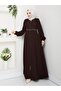 Casual Hajj and Umrah Embroidered Mevlana Ferace - 6