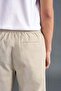 Basic men's pants - beige - 4