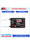جهاز استقبال FLYSKY FS-SR12 ذو 12 قناة بتردد 2.4 جيجا هرتز وهوائي مزدوج، مناسب للطائرات ذات الأجنحة الثابتة والسيارات والقوارب والروبوتات التي تعمل بالتحكم عن بعد.