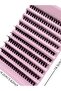 MIX 0.07mm D Brushed Chrome Individual Lashes 8-16mm 200pcs Cluster Lashes Natural Look Mixed Tray D - 8