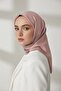 100% twill silk plain pattern scarf 90x90 scarf sewing method: hand stitching - 2