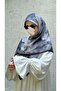وشاح قطني ناعم بنمط ميفا - أسود - 5
