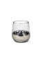 Elis Series 345 ml Silver Titanium Coated Glass Water Cup Set 6 Pieces Modern Gift Dowry Box - 3