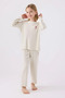 4-15 Years Old Licensed Us Polo Assn Girl's Set-Cream - 2