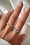 Steel Ring Chain Adjustable Women's Non-Tarnishing - 4