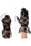 Black Lace Gloves Short – Vintage Elegant Women's Gloves (5263) - 2