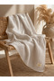 Baby Blanket 100% Cotton Muslin & 4 Layers of Shepherd's Stitch & Latte (100X120 cm)