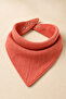 7-Piece Double Layer Checkered Muslin Baby Drool Bib Scarf Two-Tiered 100% Cotton 40 X 20 cm - 2