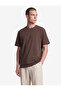 Regular Fit Short Sleeve Crew Neck Tok Fabric Cotton Basic T-Shirt - 2