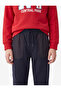 Pocket Detailed Shirred Waist Tie-Up Pants Look Sweatpants - 3