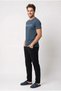 Özkan 1000-12-13-14 Men's 100% Cotton Crew Neck Short Sleeve Pajama Set with Pockets - 3