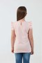 Girl's Blouse with Lace Detail on the Sleeves - 3
