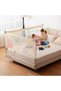 bed safety barrier, Basic model, interconnectable, adjustable and sliding, 180 cm - 6