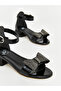 Two Mt Shop Quality Lcw Steps Black Girls' Sandals - 3
