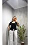 Women's Polka Dot Low-Cut Retro Blouse - Window Collar Short Sleeve - 5