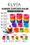 Cake Mold Mini Silicone, Muffin + Heart + Cupcake Mold, Reusable-12 Pieces