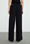 Lace-Up Palazzo Trousers with Elastic Waist - 8