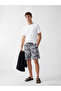 Lcw Knee Length Patterned Men's Swim Shorts