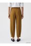 Trendlucky Women's Textured Trousers with Elastic Waist and Difference in Color - 4