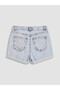 Trendlucky Women's Jean Shorts with Ripped Detail - 7