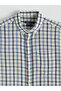 Nevavm Regular Fit Plaid Men's Shirt with Difference - 6
