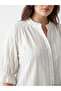 Trendlucky Women's Shirt with a Distinctive Collar Pattern - 3