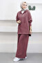 9290 - Stylish and Comfortable 2-Yarn Hooded Casual Women's Set - 4