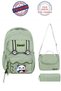 Ultra-Luxury Water-Resistant Boy's Kawaii Panda Embroidered Primary School Bag with Thermal Lunch Box and Pencil Case