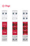 single-phase Single/ Dual/ Triple Ways Din Rail Mount Voltage Meter 11V-310V DC Mini Modular Voltmet - 7