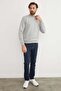 3 Thread Basic Crew Neck Sweatshirt - 2