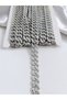 Decorative Ornament Strip, Plastic Stone Strip with a Shiny Crystal Look 1 Meter Silver -It Has the Feature of Being Able to Be Sewn. It Can Be Used in Many Areas Such as Clothing, Accessories, Shoes, Bags, or Home Textiles. - 3