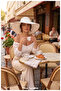 The Most Extensive Expression of Elegance: 47 cm Ultra Wide Brim Luxury Straw Hat (Inner Drawstring Available) - 7