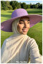 Bring the Energy of Summer to Your Style! Eye-Catching 45 cm Wide-Diameter Straw Hat (Inner Tapering String Available) - 3