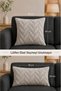 Wellsoft Decorative Throw Pillow Cover 45X45 and 30X50 Plush Sofa Cushion Cover |   Light Gray