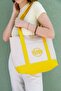 Text Embroidered Pocket Arm Bag - 4