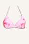 Regular Fit Floral Pink Bikini Top G5298Ax26Sm - 5