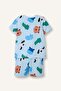 100% Cotton Animal Printed 2-Piece Pajama Set Light Blue Baby Boy H7902A526Hs - 7