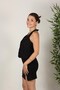 6515 (n-2088) halter neck ottoman vest - 2
