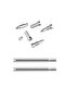 Alto Saxophone Accessory Set 16 Threaded Shaft Rods + 32 Small and Large Screws + 1 Tapered Shaft... - 3