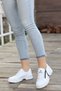 Candy Daily Flat Sole Zipper Detailed Sports Shoes - 3
