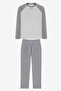 Men's Gray Pants Pajama Set