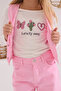 4-8 Years New Olive Girl's 3-Piece Set -Pink- - 3