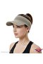 Stretchy Visor Hat Uv Sunscreen Casual Beach Tennis Cap