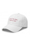 ''Sorry I'M Late I Saw a Cat'' Embroidered Washed Cap / Cat Embroidered Washed Cap - 2