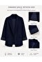 Patterned Cuffed Blazer Jacket - 3