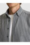 Gray Regular Fit Striped Long Sleeve Shirt 50316710-Vr024 - 6